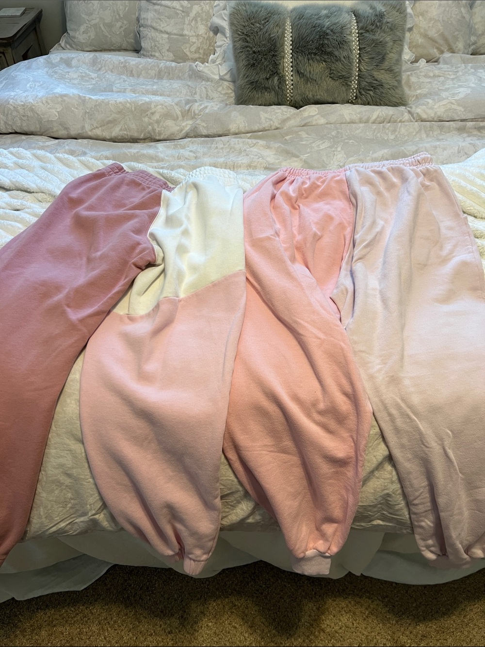 Pink Color Block Sweats - Picture 6 of 6